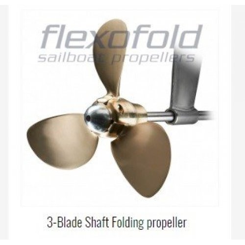 What is the maximum distance from the cutless bearing aft face to the back of the folding prop